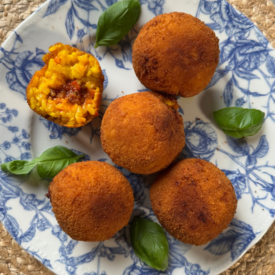 Beef Arancini von @bennebenzing