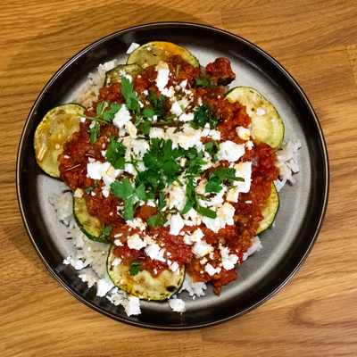 Greek Style Beef Bowl