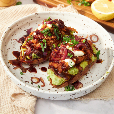 Süßkartoffel mit Pulled Pork von @_cakeandcoffeestories_