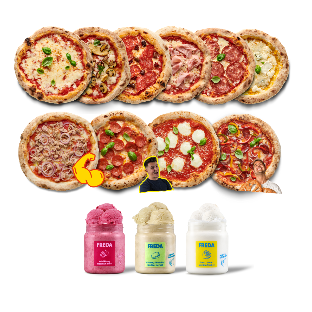 Welcome Offer + 3 gratis Sorbets (13er Bundle)