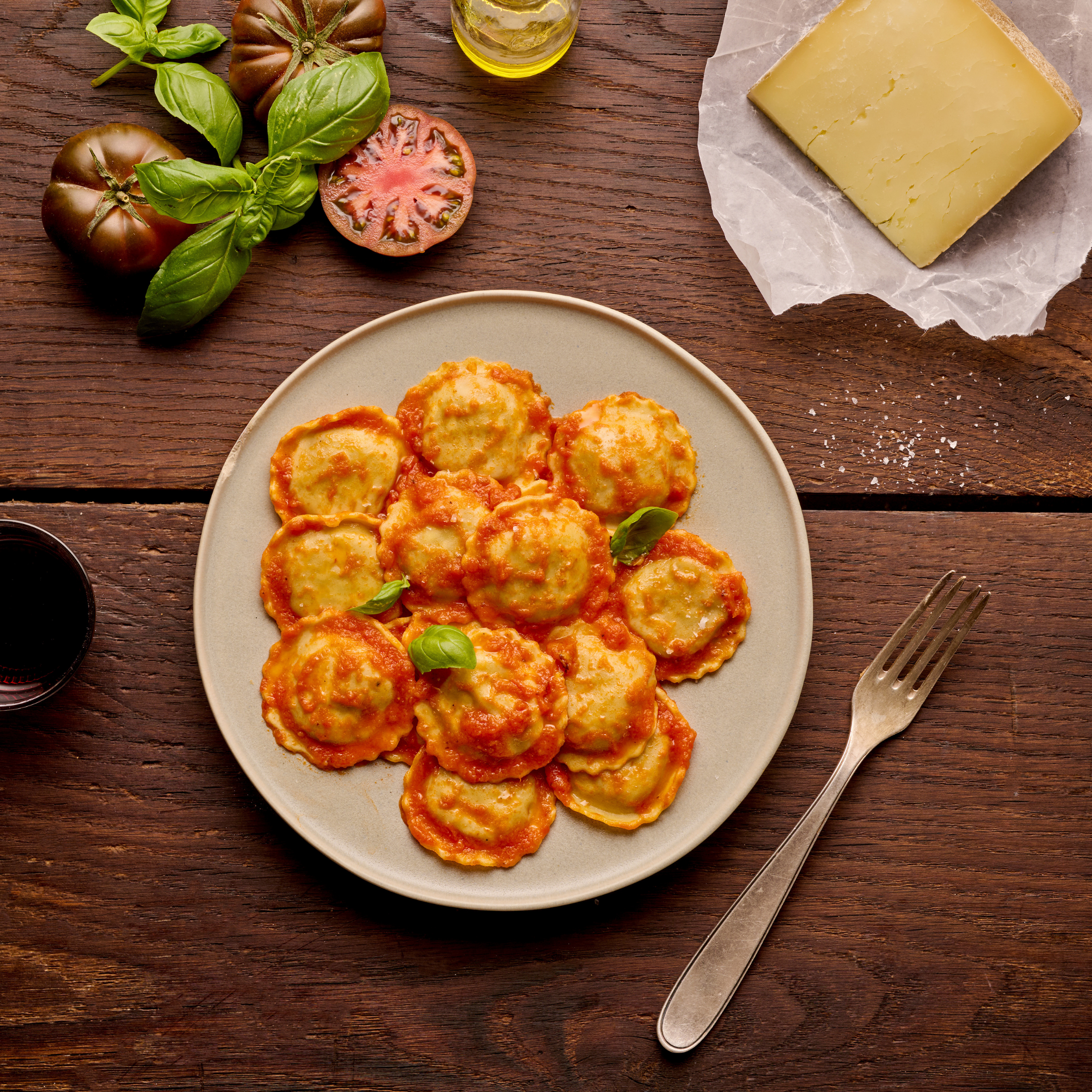 High Protein Beef Ravioli