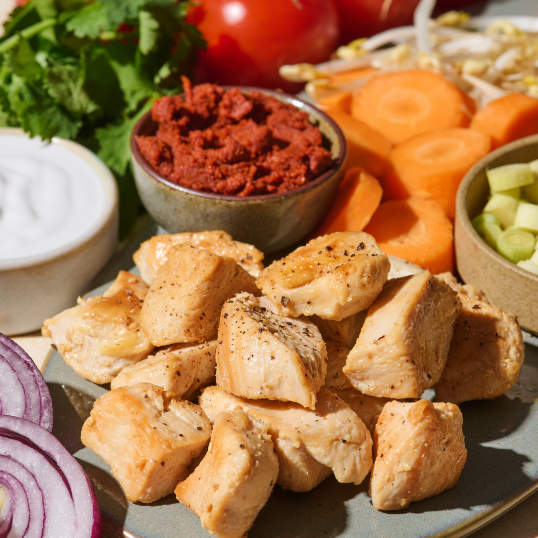 High Protein Red Chicken Curry