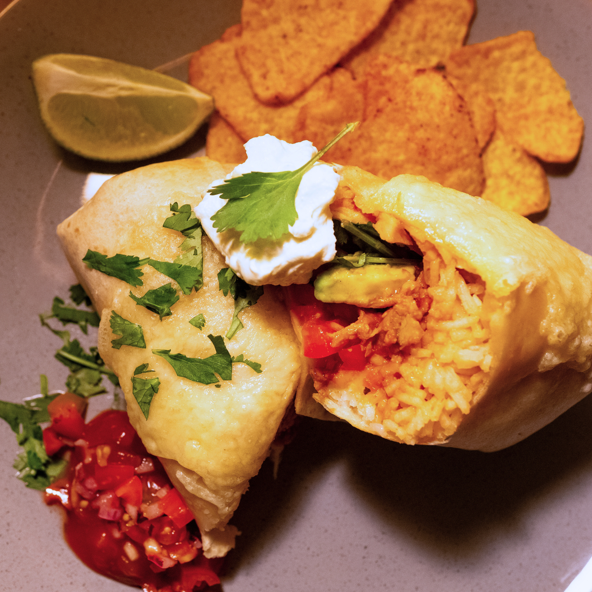 Filled Burrito