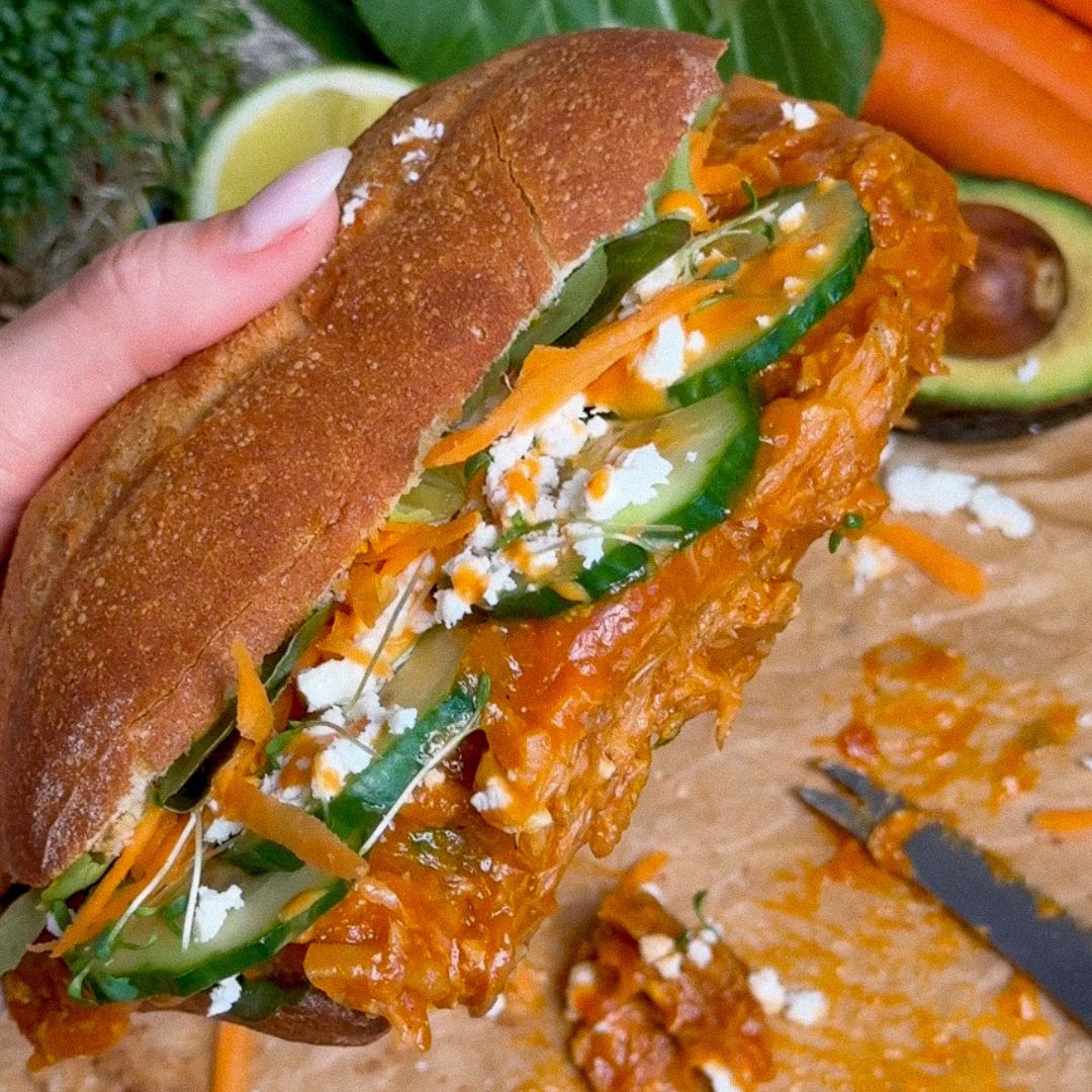 Loaded Pulled Pork Sandwich