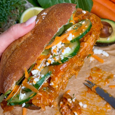 Loaded Pulled Pork Sandwich