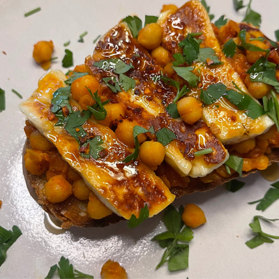 Loaded Halloumi Toast