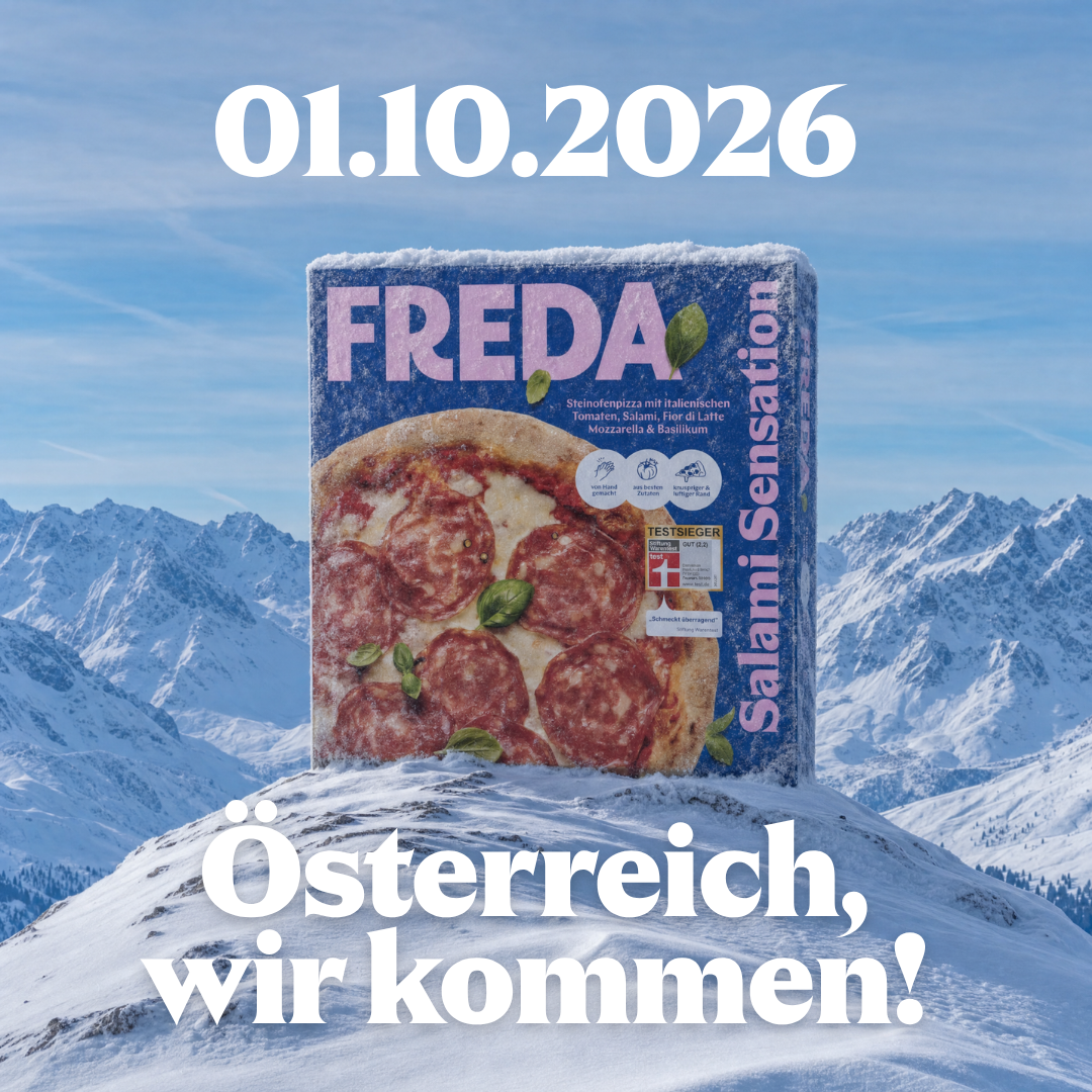 Deutschlands beste Tiefkühlpizza.