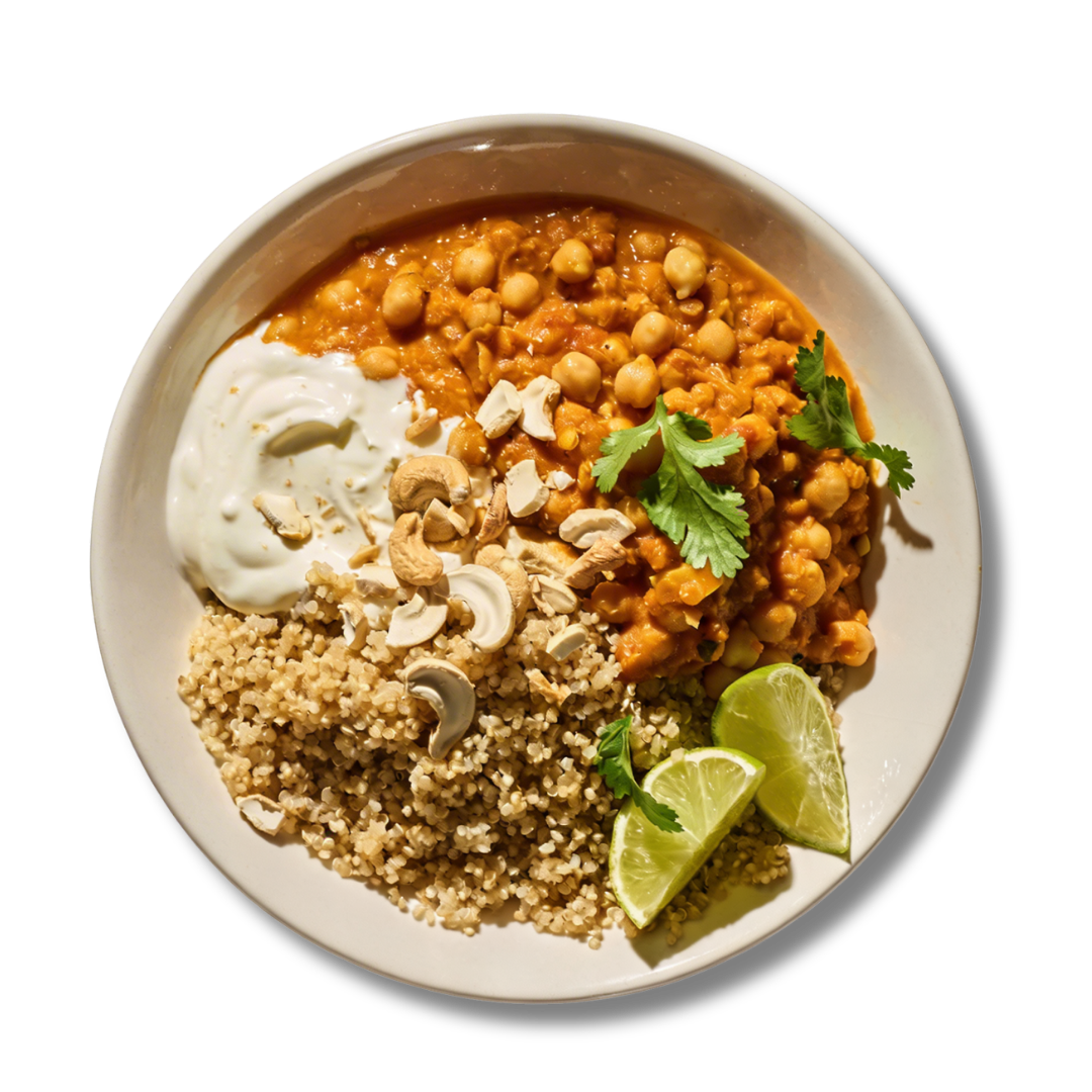 High Protein Chickpea Lentil Curry