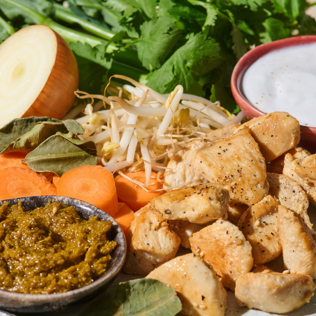 High Protein Green Chicken Curry