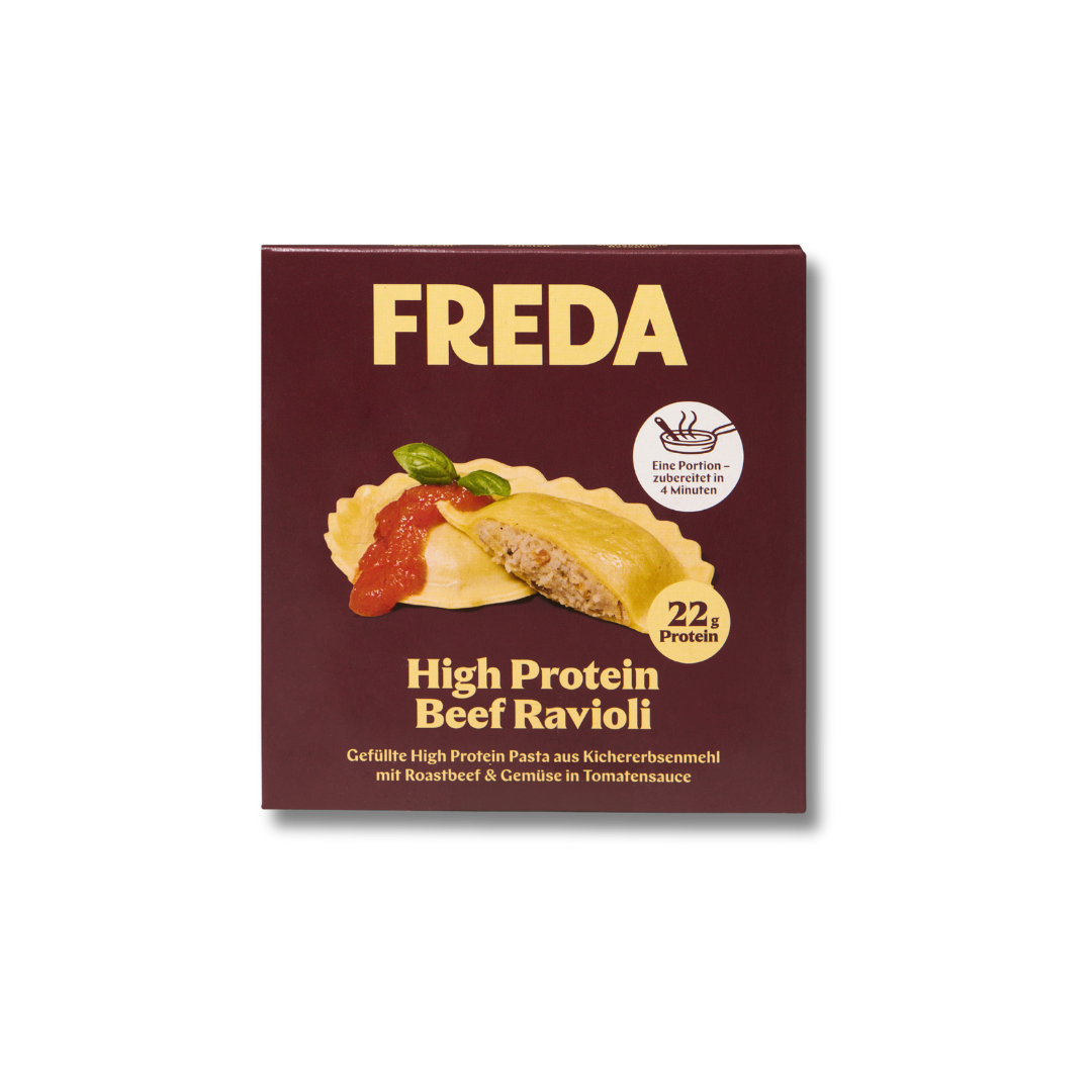 High Protein Beef Ravioli