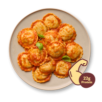 High Protein Beef Ravioli