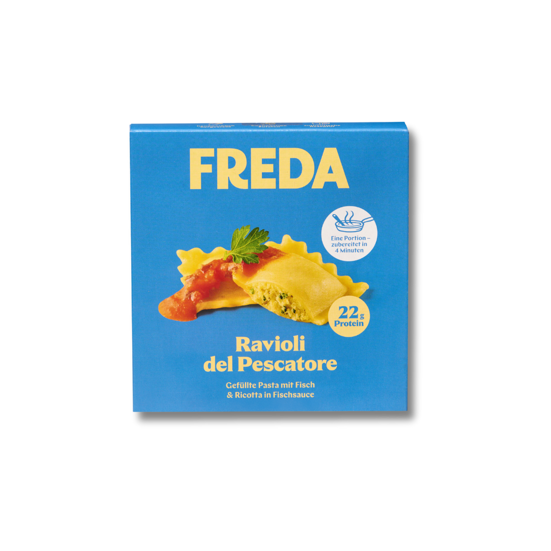 High Protein Fish Ravioli