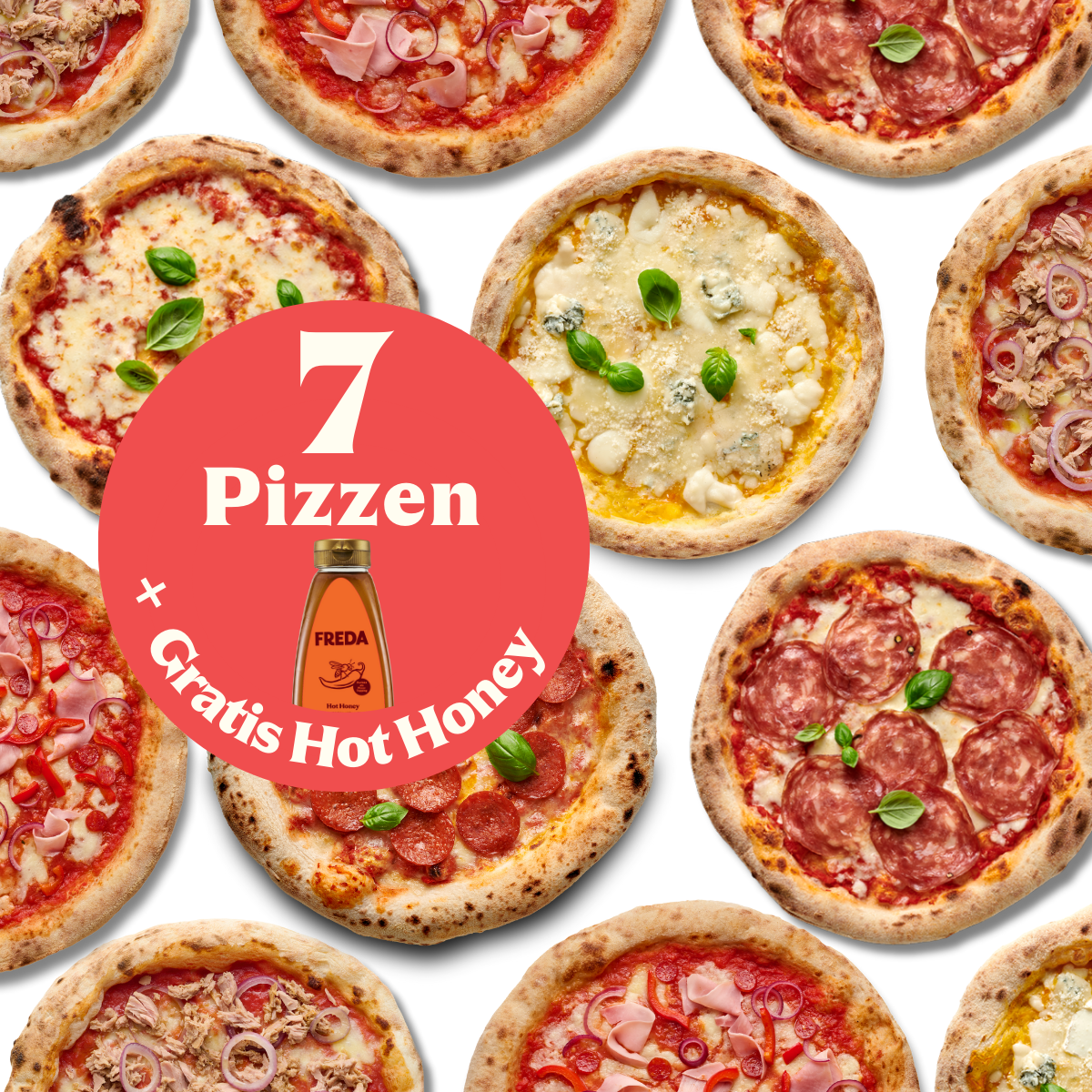 Freda Pizza + gratis Hot Honey