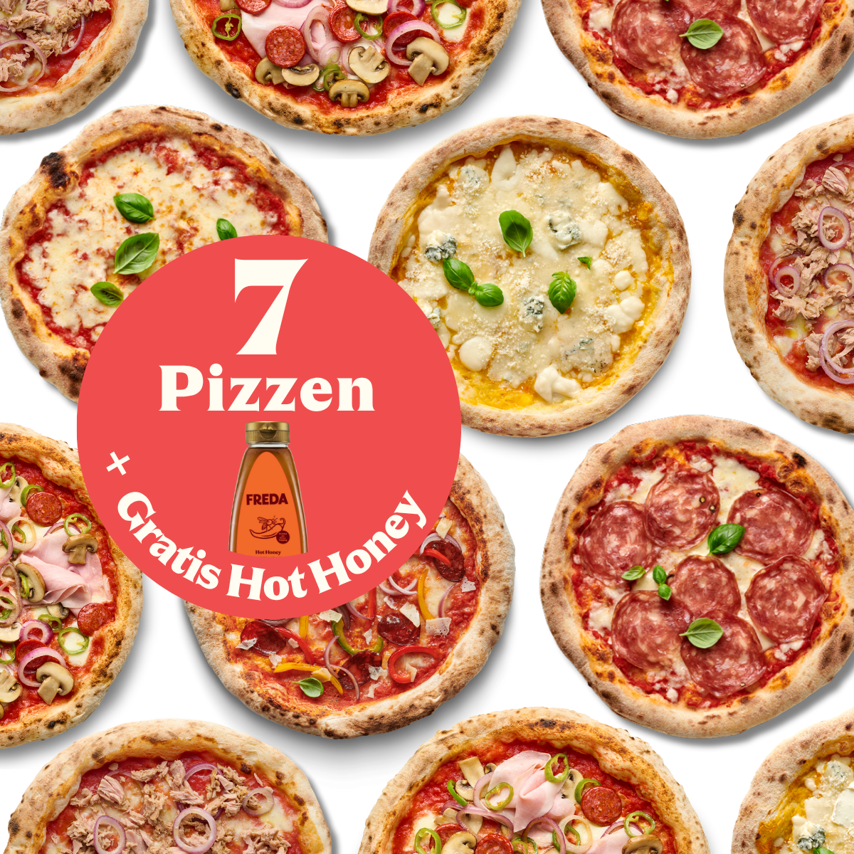 Freda Pizza + gratis Hot Honey