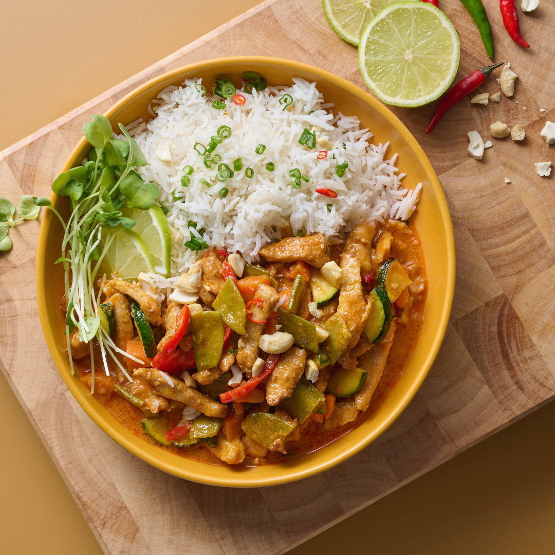 High Protein Red Chicken Curry